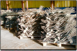 Невский завод ТРУБОДЕТАЛЬ изготовил закладные детали по Серии 1.400-15 для строительства фундамента под резервуары для хранения нефтепродуктов.