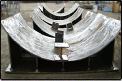 ООО «Невский завод ТРУБОДЕТАЛЬ» изготовил подвижные приварные опоры диаметрами 1200 и 1500 мм для газоконденсатного месторождения.