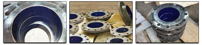 Фланцы с силикатно-эмалевым покрытием