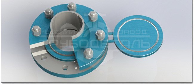 Заглушка поворотная